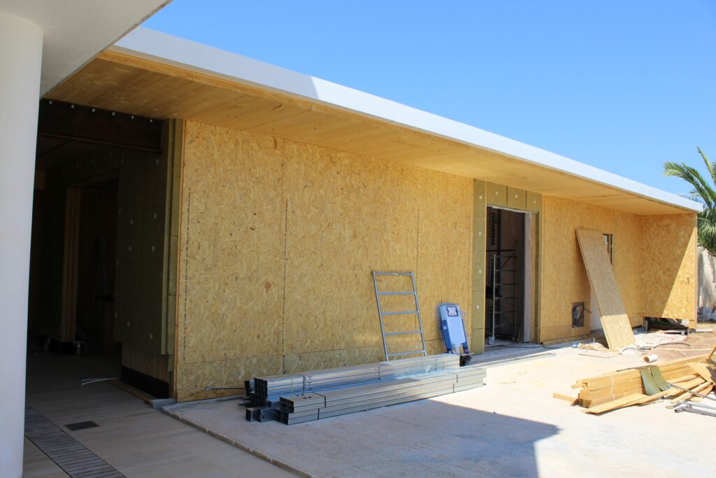 Struttura in legno naturale